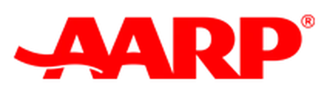 The image shows the AARP logo in bold red letters with a swoosh underneath the first "A" - Dentist University Place WA The image shows the AARP logo in bold red letters with a swoosh underneath the first "A" - Dentist University Place WA