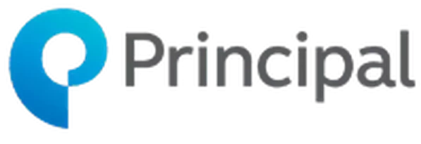 The Principal logo featuring gray text with a blue circular icon to the left - Dentist University Place WA The Principal logo featuring gray text with a blue circular icon to the left - Dentist University Place WA
