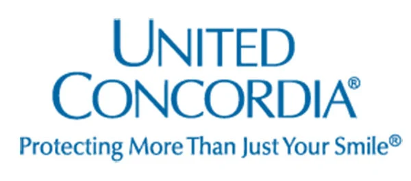 The United Concordia logo with the tagline "Protecting More Than Just Your Smile" in blue text - Dentist University Place WA The United Concordia logo with the tagline "Protecting More Than Just Your Smile" in blue text - Dentist University Place WA
